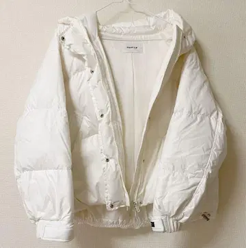 FRAY I.D 후드 숏 다운 코트 다운 자켓