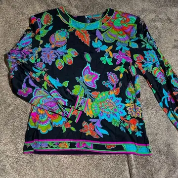 [LEONARD] 꽃무늬 긴팔 상의 블라우스