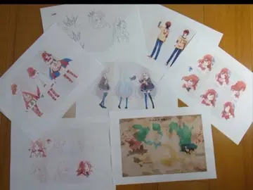 노 게임 노 라이프 설정 자료 제작 자료 약 240장