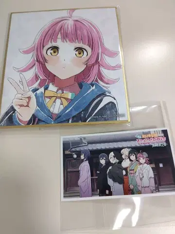 러브 라이브 니지가사키 영화 특전 미니 색지 텐노지 리나