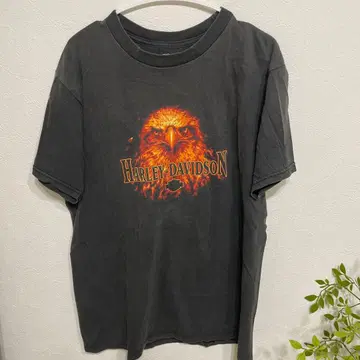 HARLEY-DAVIDSON 이글 프린트 T셔츠 M