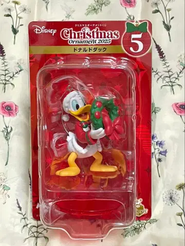 디즈니 HAPPY 복권 크리스마스 오너먼트 2025 도널드 덕