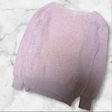 새상품급 SLOBE IENA 모헤어 혼방 니트 큼직한 핑크 복슬복슬