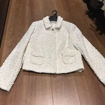 ZARA 스팽글 트위드 자켓