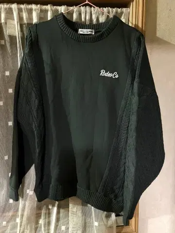 로데오 크라운 니트 도킹 트레이닝복