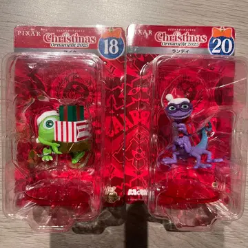 디즈니 크리스마스 오너먼트 2체 세트