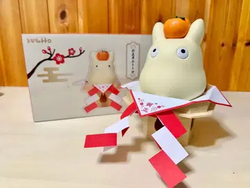 [미사용 새상품] 이웃집 토토로 설날 작은 토토로 카가미모치
