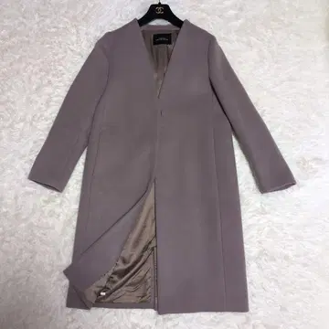 [최근 모델 울] 그린 라벨 릴랙싱 노카라 코트 그레이지