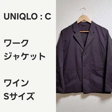 [ 완판 선착순 ] UNIQLO:C 워크 자켓 와인 S