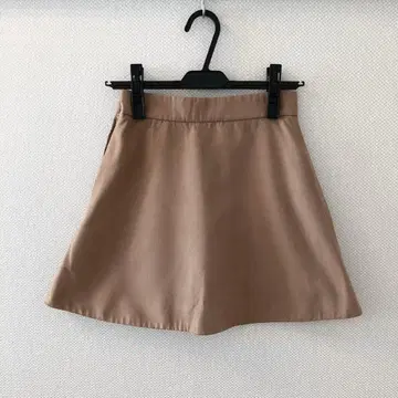 [ 새상품 ] 바나나레트 스커트 베이지 미니 스웨이드