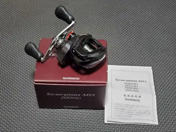 새상품급! SHIMANO Scorpion MD 200HG 베이트릴