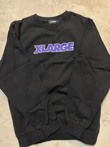 XLARGE 블랙 맨투맨 L
