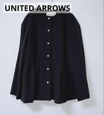 UNITED ARROWS 페플럼 숏 코트 36