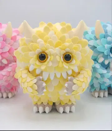 instinctoy 아티스트 콜라보 Fluffy 옐로우 컬러