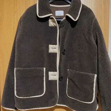 Muleau 다크 그레이 플리스 자켓