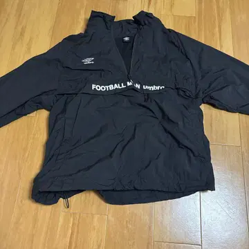 umbro x FOOTBALL MAN 아노락 자켓 블랙