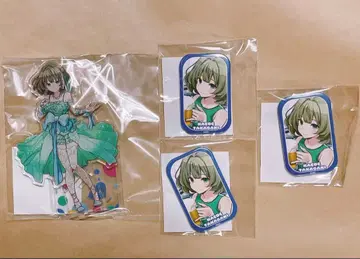 팝마스 타카가키 카에데 아크릴 스탠드 세로형 캔뱃지