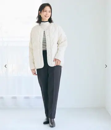 coca 워셔블 리버서블 퀼팅 블루종