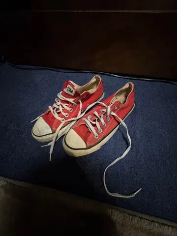 80s CONVERSE ALL STAR 레드 USA 5 1/2