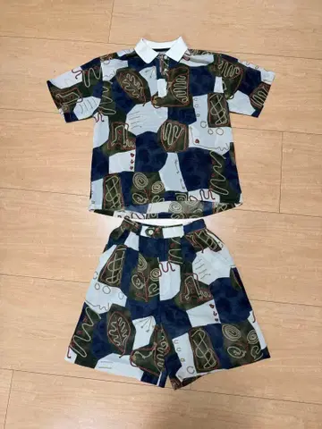 [ 셋업 ] 피케 셔츠 & 숏팬츠