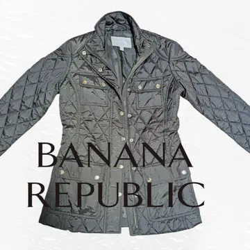 바나나 리퍼블릭 카키 그린 퀼팅 자켓 XS