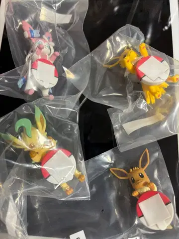 포켓몬 제일복권 F상 길거리 산책 찰랑 프렌즈 이브이 프렌즈 4체 세트