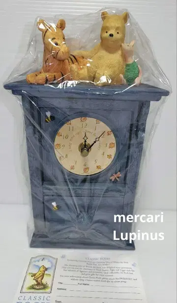 곰돌이 푸 클래식 푸 탁상 시계 소품함 DISNEY 디즈니