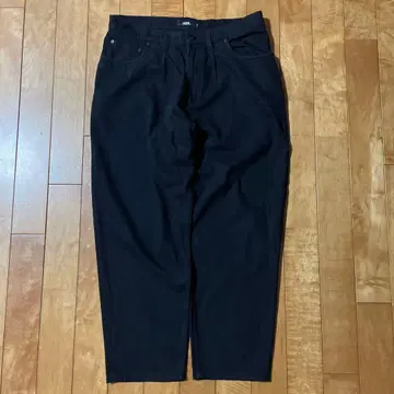 VANS 와이드 테이퍼드 데님 블랙