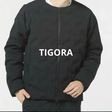 [ 새상품급 ] TIGORA 티고라 알루미늄 축열 패디드 노카라 자켓 S