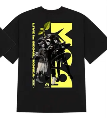 Mrs. GREEN APPLE 한국 공식 굿즈 티셔츠 L 사이즈