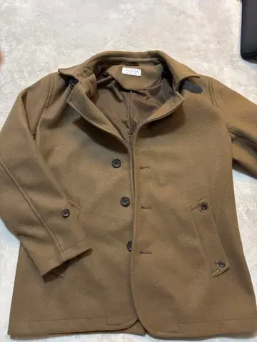 GLOSTER ROAD 카키 울 피코트