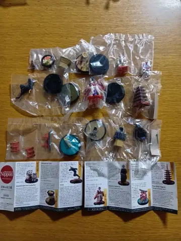 일본 기념품 전통 문화 컬렉션 피규어 세트 7개