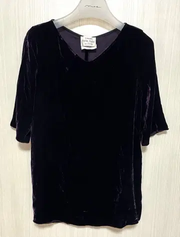 forte forte  벨벳 보라색 상의