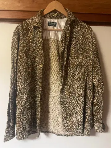 WILD DANCER 레오파드 무늬 긴팔 셔츠 로카빌리