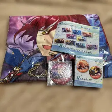 프로세카 x 앙스타 SEGA 럭키 쿠지 비주얼 타월 캔 거울