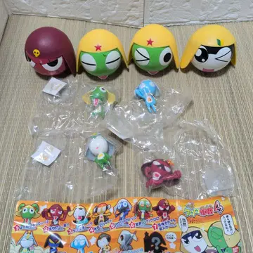 레어 캐릭터 셀 개구리 중사 케로로 피규어 4개