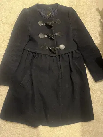 배너 바렛 더플 코트 네이비 배너바렛