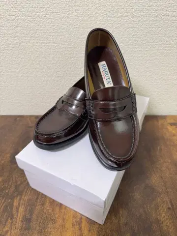 [새상품급] HARUTA 다크 브라운 로퍼 23cm