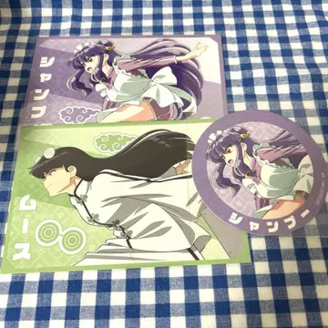 란마 콜라보 카페 코스터 엽서 샴푸 무스