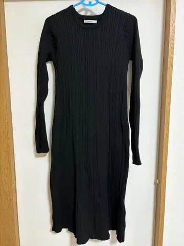 DISCOAT/리브롱 원피스 블랙 F