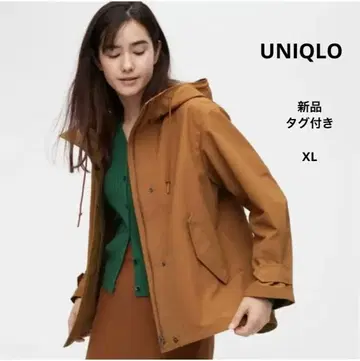 [택 포함 새상품] UNIQLO 유니클로 코튼 블렌드 후드티 XL 오렌지