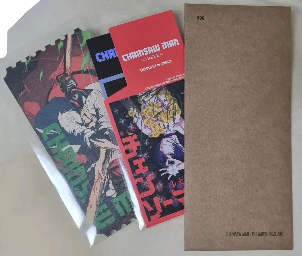 Chainsaw Man Reze Movie Theater Signature Pre-order Benefit TTT, OT, Movie Ticket Muti OT