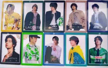 왕이보 원일박 최신 사진 아크릴 미니 카드 10장 세트