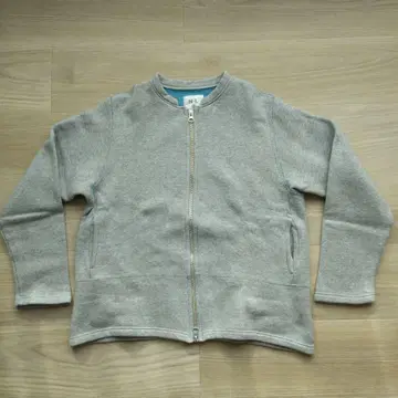 내추럴 랜드리 맨투맨 지퍼 가디건 플리스 안감