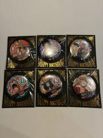 원피스 벌스데이 캔뱃지 2019