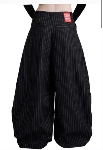 푸시 푸시 스트라이프 패턴 데님