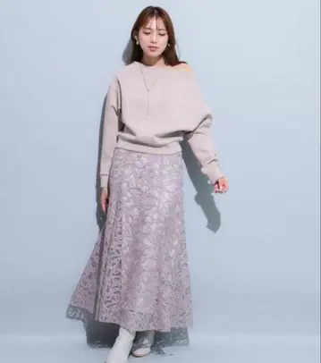 Mystrada 체인 레이스 스커트