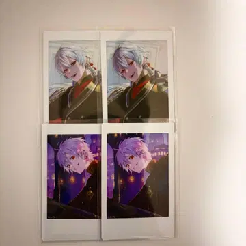 니지산지 ChroNoiR 쿠츠하 WWW 폴라로이드 필름 4장