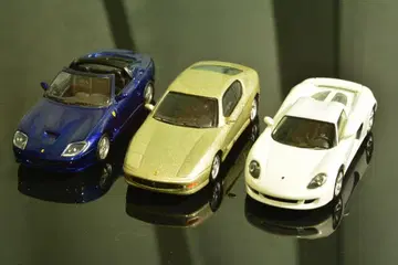 포르쉐 페라리 미니카 세트 (파란색, 골드 컬러, 화이트 컬러)