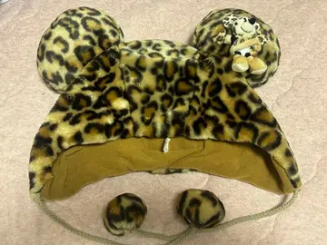 디즈니 팬캡 레오파드 무늬